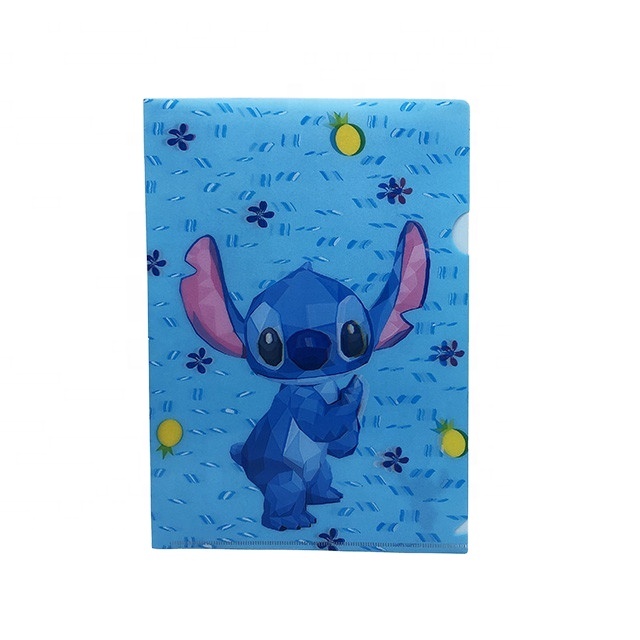 Stitch Printing 3d File Folder Wholesale Lovely Cartoon 2021 Presentation Folder