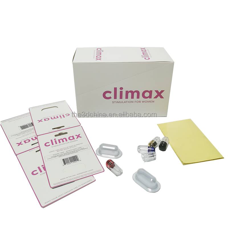 Custom Paper Package Pill Box Sex Pills Packaging For Pill Enhancement